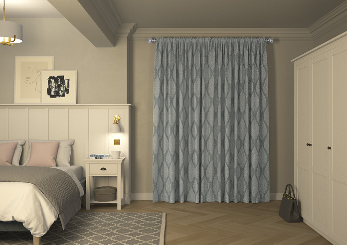 Treasure, Chrome - Made to Measure Curtains - Image 7
